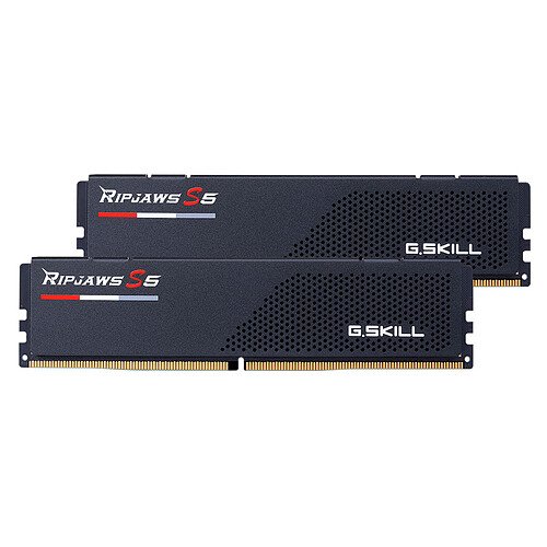 G.Skill RipJaws S5 Low Profile 48 Go (2 x 24 Go) DDR5 6000 MHz CL30 - Noir