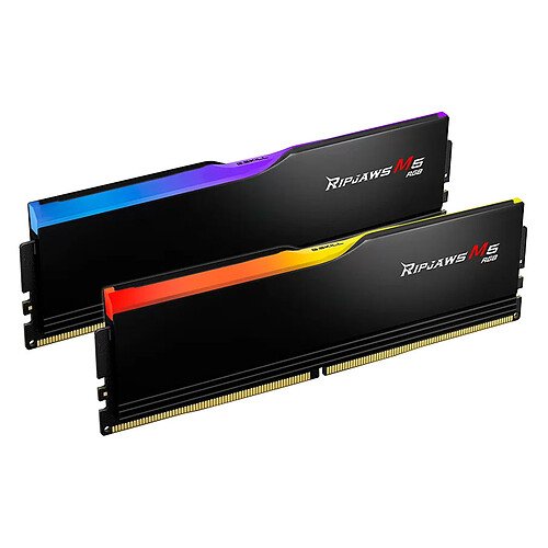 G.Skill Ripjaws M5 RGB 48 Go (2 x 24 Go) DDR5 6000 MHz CL30 - Noir