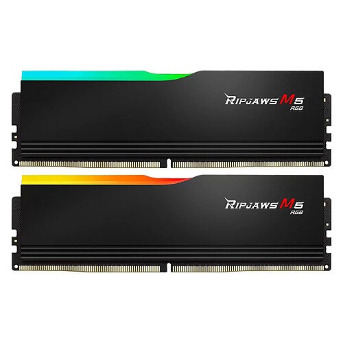 G.Skill Ripjaws M5 RGB 64 Go (2 x 32 Go) DDR5 6000 MHz CL30 - Noir – Image 2