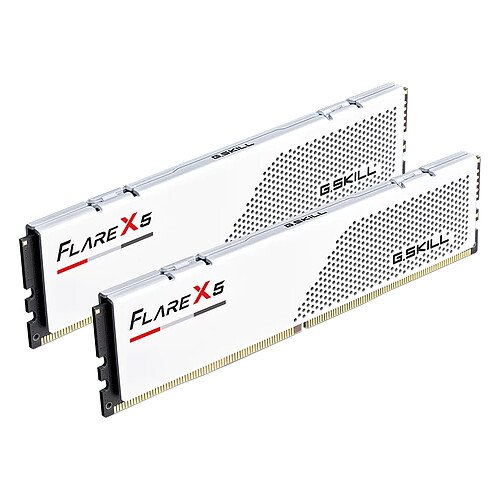 G.Skill Flare X5 Series Low Profile 48 Go (2 x 24 Go) DDR5 6000 MHz CL30 - Blanc – Image 2
