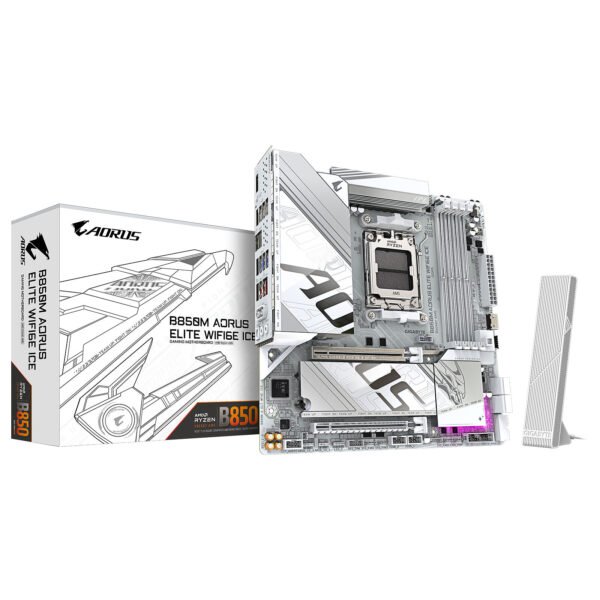 Gigabyte B850M AORUS ELITE WIFI6E ICE