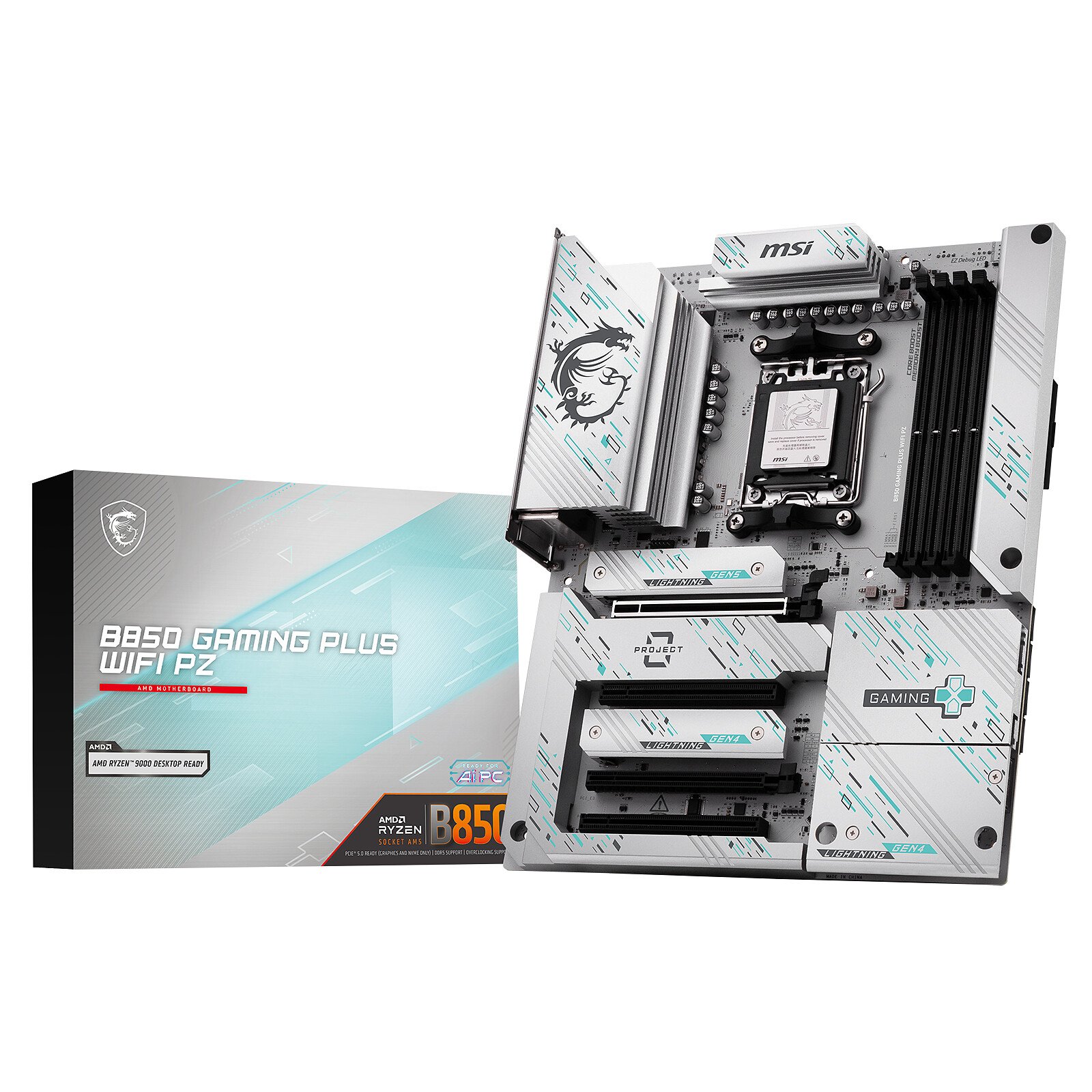 MSI B850 GAMING PLUS WIFI PZ (Project Zero)