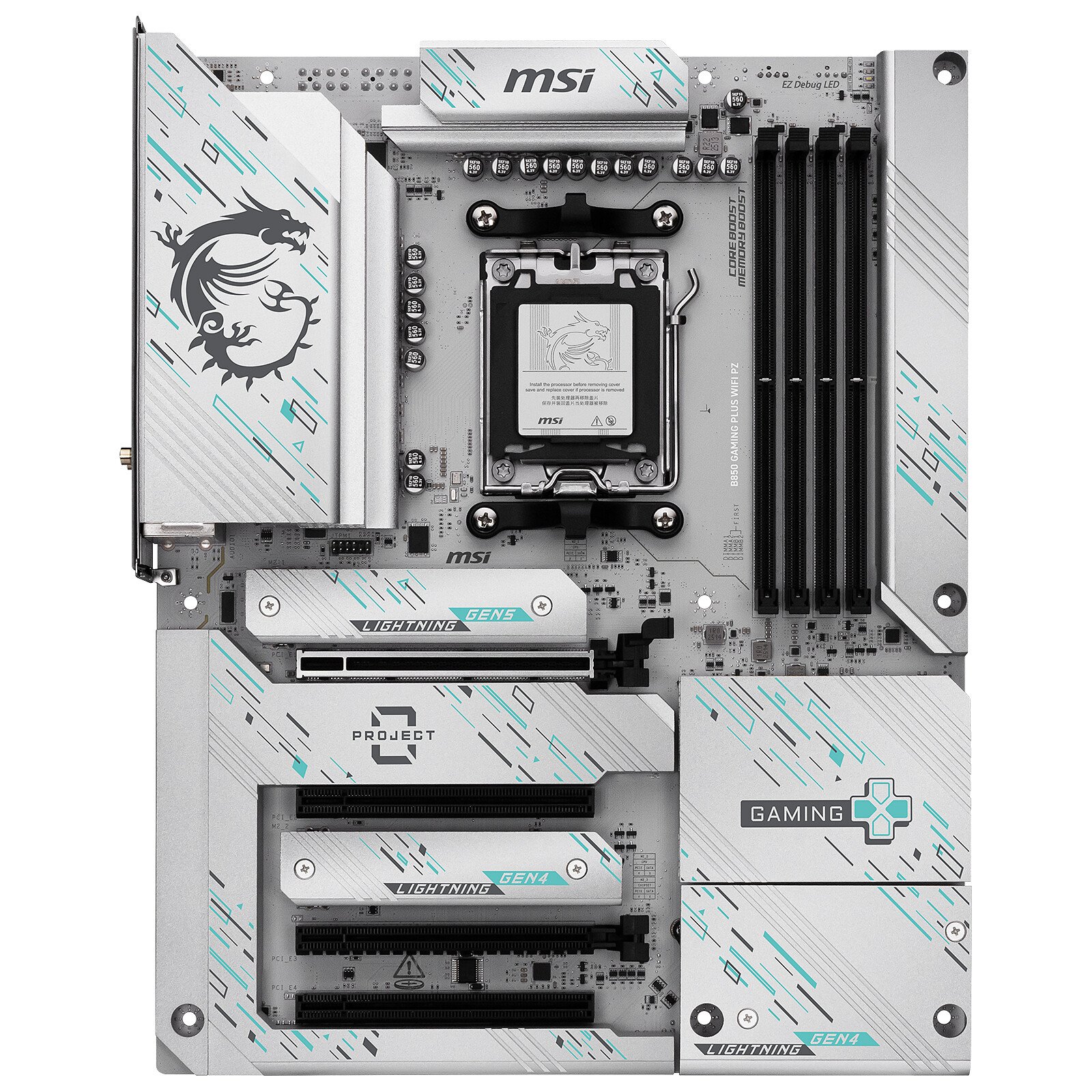 MSI B850 GAMING PLUS WIFI PZ (Project Zero) – Image 2